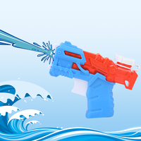 Jeu de 4 pistolets à eau pour la famille, l'extérieur, l'été, les batailles, les enfants et les adultes.