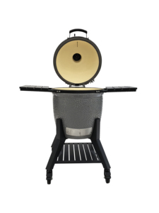 Parrilla Kamado <span class=keywords><strong>de</strong></span> Cerámica Gris, Barbacoa <span class=keywords><strong>de</strong></span> Carbón Removible para Exteriores, para Aventuras <span class=keywords><strong>de</strong></span> Barbacoa - Product Image 6