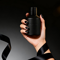 Penawaran Spesial Botol Parfum 30ml 50ml 100ml Botol Semprot Parfum Kaca Bulat Unik Botol Parfum Hitam Mewah Dengan Kotak