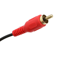 Wasserdichtes MP3-Adapterkabel in Individueller Länge, 2 RCA-Stecker auf DC 3,5mm Buchse Kopfhörer-Verlängerungskabel Audio-AUX-Kabel