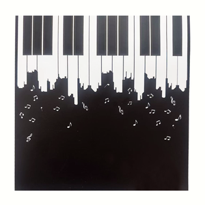 Tarjeta de Felicitación Creativa de Papel para Regalo, Personalizada, <span class=keywords><strong>con</strong></span> Diseño 3D de <span class=keywords><strong>Piano</strong></span> Plegable, para <span class=keywords><strong>Cumpleaños</strong></span>, en Venta - Product Image 5
