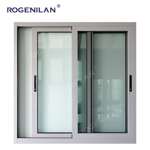 Fenêtres coulissantes en <span class=keywords><strong>aluminium</strong></span> à rupture de pont thermique avec double vitrage en verre trempé certifié australien ROGENILAN <span class=keywords><strong>pour</strong></span> les maisons - Product Image 2