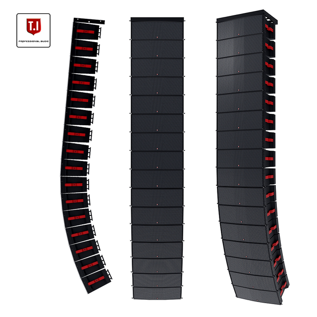 High End Waterproof Pro Audio Sound System Equipment Dual 15 Inch Mid Range 3 Way Line Array Speakers for Concert