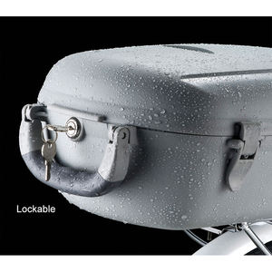 SUNNYWHEEL CB-111 Boîte de rangement arrière verrouillable pour vélo urbain, capacité 12L, sac de transport sécurisé, fixation rapide pour porte-bagages - Product Image 1