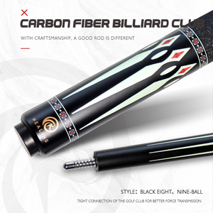 Taco de Billar Profesional OKHEALING de Fibra de Carbono de 1/2 Pieza con Punta de 13.9mm para un Juego de Precisión |   Listo para <span class=keywords><strong>Snooker</strong></span> |   OEM Disponible - Product Image 6