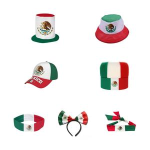 Aficionados al fútbol Mexicano Americano canadiense, accesorios para animar, juego de fútbol, artículos de promoción, juego de regalo para fiesta de partidarios para niños - Product Image 3