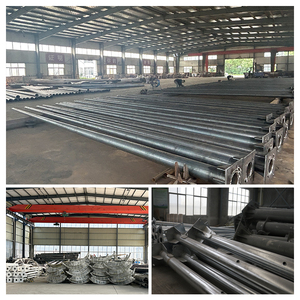 Nhà Sản Xuất Miễn Phí Thiết Kế Vòng Hình Nón 3M 5M 6M 8M 10M 12M Thép Mạ Kẽm Ngoài Trời Đèn Cực Bài LED Năng Lượng Mặt Trời Ánh Sáng Đường Phố Cực - Product Image 2