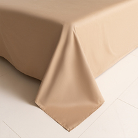 Parure de lit de luxe 4 pièces en coton longue fibre 100 %, 300 fils/cm² haute densité, housse de couette bicolore douce et légèrement poncée pour la maison