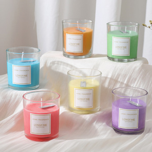 Livraison gratuite Bougie rustique Bougies parfumées artistiques calmantes en cire effet marbre Bougie de luxe pour le salon - Product Image 6