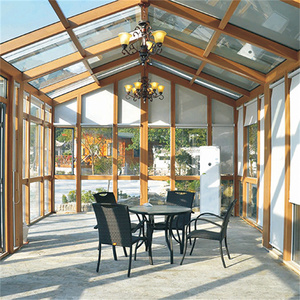 Véranda moderne en aluminium avec toit en verre trempé pour hôtel, jardin d'hiver, abri extérieur - Product Image 4