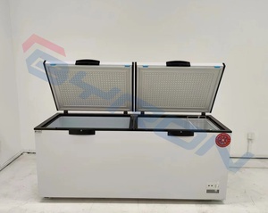 Congélateur coffre commercial neuf 100-2650 litres, congélateur coffre à porte simple, congélateur coffre domestique avec panier - Product Image 2