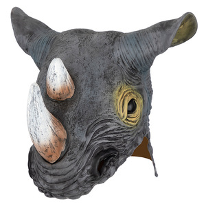 Mignon Chat Requin Raton Laveur <span class=keywords><strong>Âne</strong></span> Perroquet Chauve-Souris Rhino Latex Couvre-chef Masques de Fête pour Halloween Dance Bar - Product Image 5