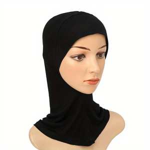 CCY Casquette élastique musulmane tendance pour hijab sous écharpe chapeau élégant cou couverture complète crème solaire décontracté châle casquette pour femmes - Product Image 4
