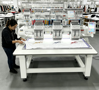 Machine à broder compacte à 10 aiguilles pour les ateliers d'artisanat et les magasins de cadeaux personnalisés