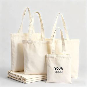 Sac fourre-tout en toile de coton personnalisé avec logo éco-responsable pour femmes, fait main avec motif logo, sac de shopping pour femmes - Product Image 1