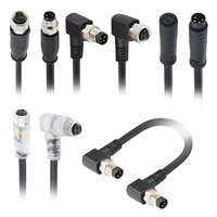 Conector Circular DIN M8 de 2-8 Pines, Macho, Montaje en Panel, Resistente al Agua, Enchufe para Cable, Fabricado por el Fabricante