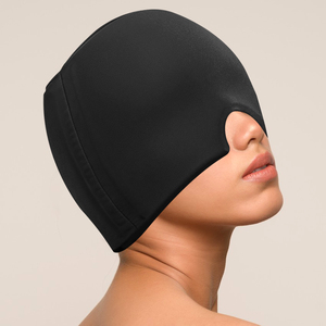 Fournisseur direct d'usine, bonnet <span class=keywords><strong>de</strong></span> thérapie chaud/froid réutilisable avec une capacité <span class=keywords><strong>de</strong></span> 1L pour soulager les maux <span class=keywords><strong>de</strong></span> tête, les migraines, les gonflements et les douleurs musculaires - Product Image 2