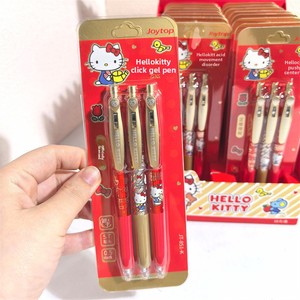 Penna Gel a Pressione in Plastica Originale per Serie Rossa <span class=keywords><strong>e</strong></span> <span class=keywords><strong>Blu</strong></span>, 0,5 mm, Confezione da 3, Penna a Scatto con Design Cartone Animato Carino, Set di <span class=keywords><strong>Penne</strong></span> per Scrittura - Product Image 4