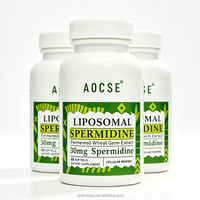 Complément de Spermidine OEM hautement absorbable, extrait de blé fermenté efficace, capsule molle, complément à base de plantes pour améliorer l'immunité