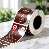 Impression d'étiquettes de bouteilles de produits, autocollants adhésifs personnalisés en rouleau, autocollants en vinyle imperméables