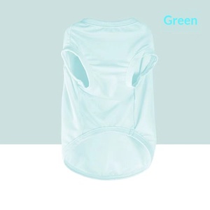 Solides Kühl-T-Shirt für Haustiere, leichte, weiche, atmungsaktive Weste, Sommer-Kühlkleidung, Sonnenschutz für kleine, mittelgroße und große Hunde und Katzen - Product Image 2