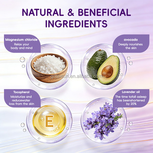Crema de Aceite de Magnesio para Alivio Muscular EKBER, Crema para Dormir, Relajación, Loción Corporal, Cuidado, Crema de Aceite de Magnesio con Lavanda - Product Image 2