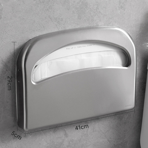 Porte-papier de salle de bain publique porte-papier hygiénique en métal pli porte-couvercle de pot de toilette porte-serviettes en papier de salle de bain pour hôtel - Product Image 5