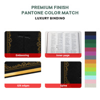 Bibles Saintes Durables et Fiables avec Couverture en Cuir PU, Imprimées, Tendance, Exclusives et Élégantes pour la Lecture Quotidienne