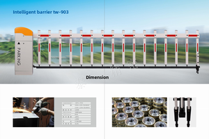 TAIWEI TW903 Barriera di Controllo Accessi Stradale AC di Alta Qualità con Controllo Parcheggio, Protezione IP44, Tornelli Affidabili e Durevoli - Product Image 6