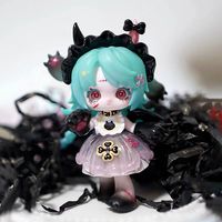 100% Auténtico, Caja de 9 Piezas, Ninita Witch Apocalypse V2 Series, Caja Sorpresa, Adorables Figuras de PVC, Mini Juguetes Decorativos, Adornos