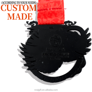 Placa conmemorativa personalizada con textura de Metal dorado Rectangular de alta calidad, medalla de trofeo de aleación de Zinc <span class=keywords><strong>y</strong></span> Metal - Product Image 5