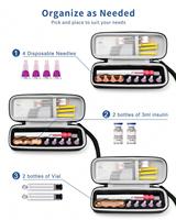 Étui de voyage EVA personnalisé, étanche, antichoc et isotherme, idéal pour stylos à insuline et flacons de médicaments pour diabétiques – Meilleures ventes