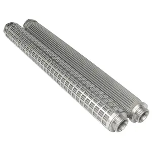 Stainless Steel Filtration Pleated Fiber Sintered Felt 316l 304 Filter Cartridges