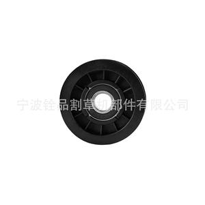 Poulie en plastique pour tondeuse à gazon, roue d'entraînement en U A12205 GX20287 pour accessoires de tondeuse, noire - Product Image 1