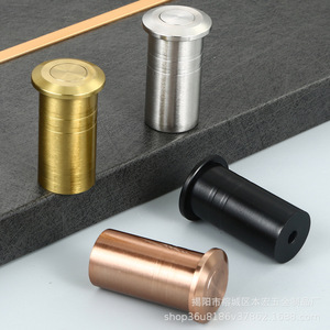 304 Stainless Steel Floor <b>Dust</b> Collector Cover <b>Brushed</b> Finish Concealed Bolt Hole Type A Pin Minimalist Design - Product Image 3