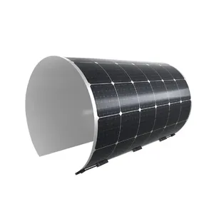 New Promotion 300W Semi-Flexible Solar Panel ETFE Mono 60 Cells Solar PV Module With White Back Sheet For RV Yacht