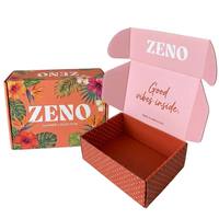 Cajas de Embalaje de Cartón Corrugado Marrón Personalizadas al por Mayor, Cajas de Envío con Lámina Dorada, Materiales Reciclados, Logotipo Personalizado, Cinta Adhesiva de Doble Cara, Cierre de Cremallera