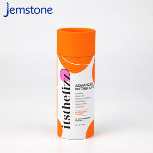 Boîte ronde biodégradable écologique Mini tube de baume à lèvres Tube d'emballage en papier - Product Image 1