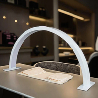 Lampe de table LED en aluminium pour salon de manucure, style moderne et minimaliste, flexible, simple, pour la lecture à domicile et le nail art.