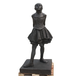 Estatua de metal para <span class=keywords><strong>bailarina</strong></span> de ballet, estatua de bronce de cobre y latón - Product Image 1