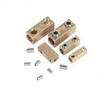 Connecteurs à sertir pour petits fils de cuivre usinés CNC, à haute puissance, de type borne de transition, marque Hongjusheng, modèle OEM