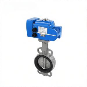 Válvula de hierro fundido 2IN10IN WCB de sellado suave, ajustable en línea central, DC24VAC110V/220V/380V, tipo ordinario/inteligente, resistente a la corrosión - Product Image 4