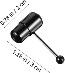 <span class=keywords><strong>Piercing</strong></span> <span class=keywords><strong>Langue</strong></span> Vibrante en Acier Inoxydable Couleur Argent Or Noir <span class=keywords><strong>Piercing</strong></span> <span class=keywords><strong>Langue</strong></span> Vibrante - Product Image 3