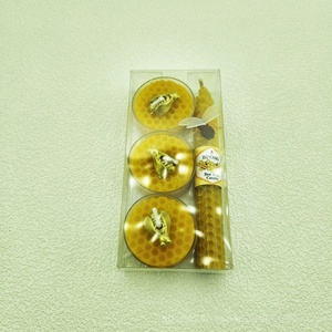 <span class=keywords><strong>Bougie</strong></span> artisanale en cire d'abeille naturelle, cire de nid d'abeille, écologique, à combustion propre, vente en gros pour les boutiques de cadeaux - Product Image 1