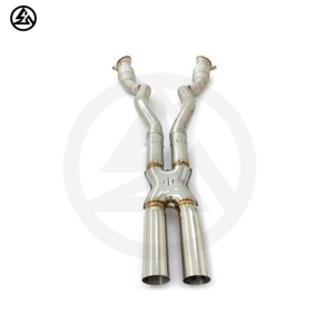 CSZ bajante para <span class=keywords><strong>Ferrari</strong></span> F12/<span class=keywords><strong>FF</strong></span>/812 V12 alto flujo Sport CAT bajantes escape x-pipe - Product Image 4