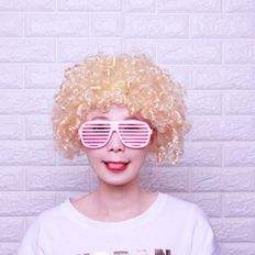 Perruque de fête jaune vif Porle Bomb Head Isser Ware X 2e achat - Product Image 1