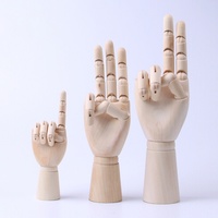 Mano de Maniquí Articulada de Madera de 10 Pulgadas, Flexible y Móvil, para Artistas, Dibujo, Pintura, Herramientas de Arte