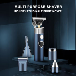 Kit de toilettage de <span class=keywords><strong>barbe</strong></span> pour hommes, 5 en 1, rechargeable, rasoir électrique portable, tondeuse à cheveux - Product Image 2