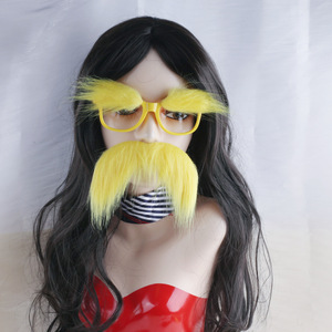 Set de Accesorios para Fiestas al por Mayor: Gafas de <span class=keywords><strong>Disfraz</strong></span> con Bigote y Cejas, Novedosos Accesorios para Cabina de Fotos para Baile de Disfraces y Cumpleaños - Product Image 2