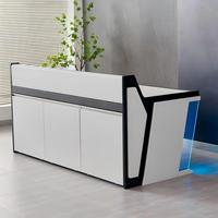 Console de salle de contrôle personnalisable en forme d'arc, bureau de travail combiné, table de commande, console de surveillance pour centre de commandement